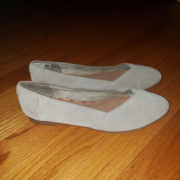 Toms beige Slip-On ballet flats - Picture 1 of 6